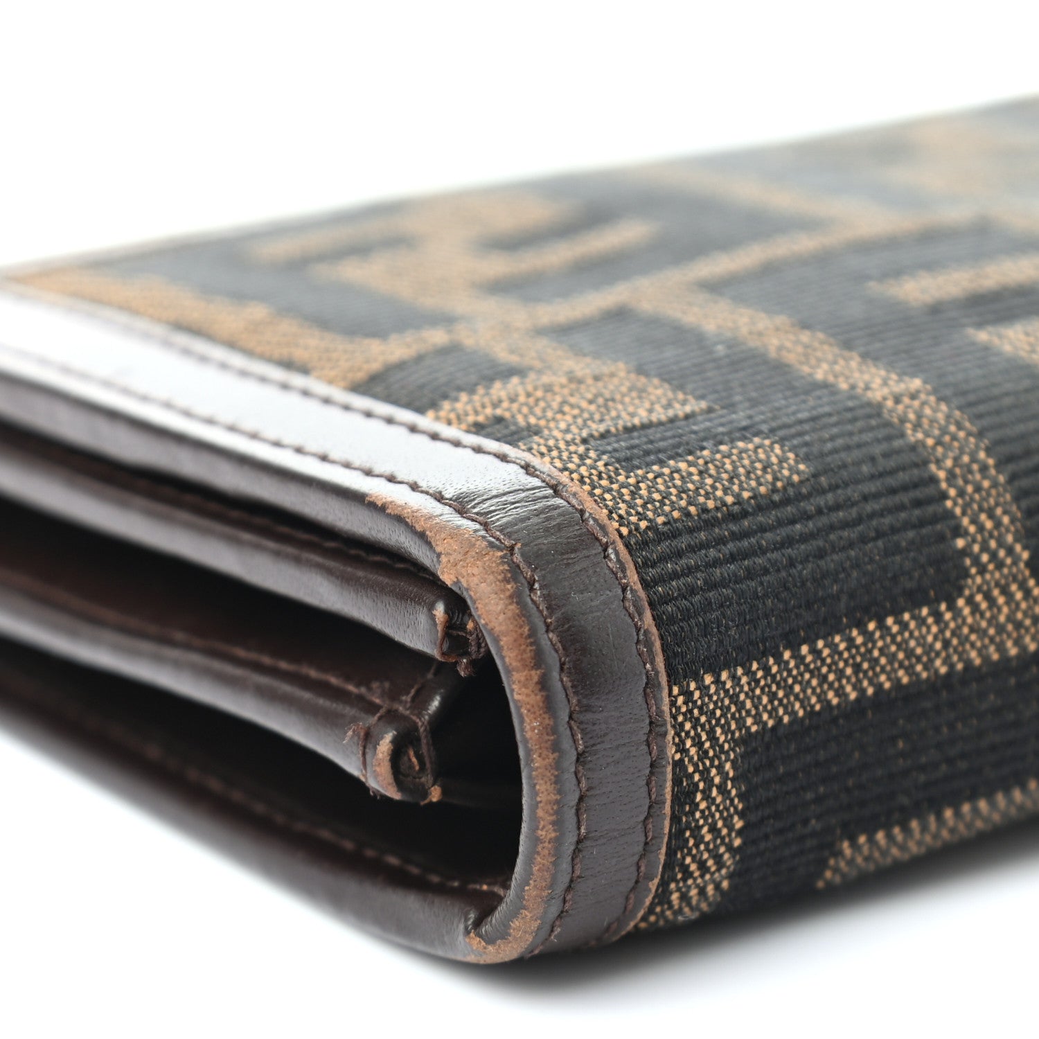 Fendi Zucca Continental Wallet Tobacco 9 of 13