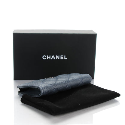 Chanel Caviar Quilted Key Holder Case Grey 4 of 7