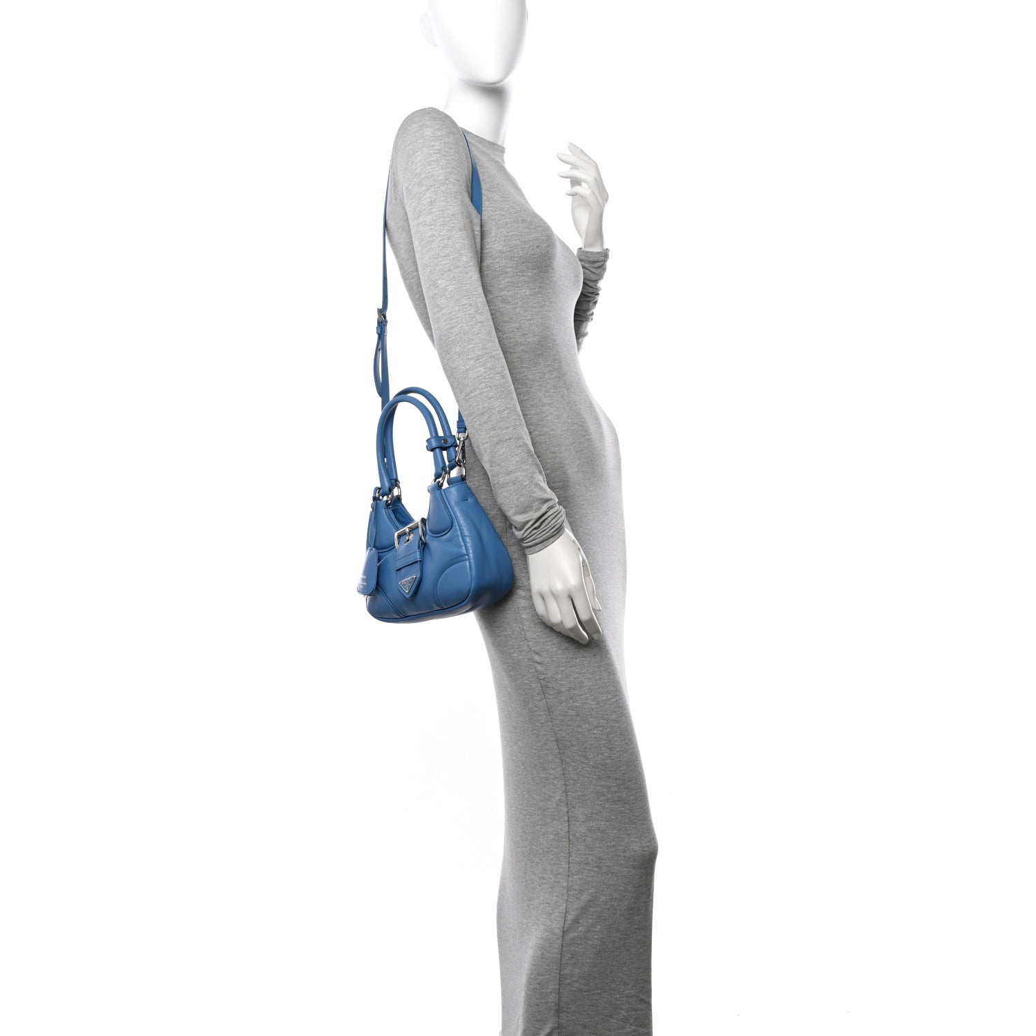 Prada Nappa Soft Padded Re-Edition 2002 Moon Bag Onda 2 of 9
