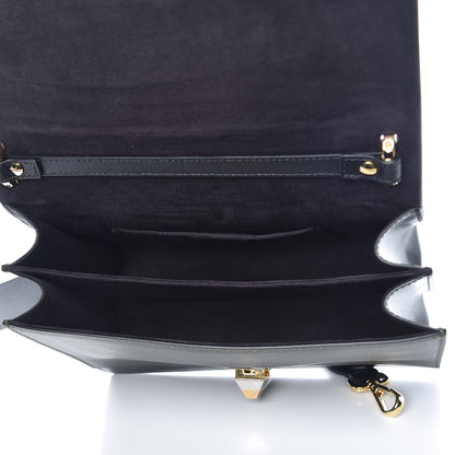 Fendi Vitello Pelo Dolce Liberty Lucido Sfumato Leopard Kan I Shoulder Bag Giada Verde Prato Black 8 of 10