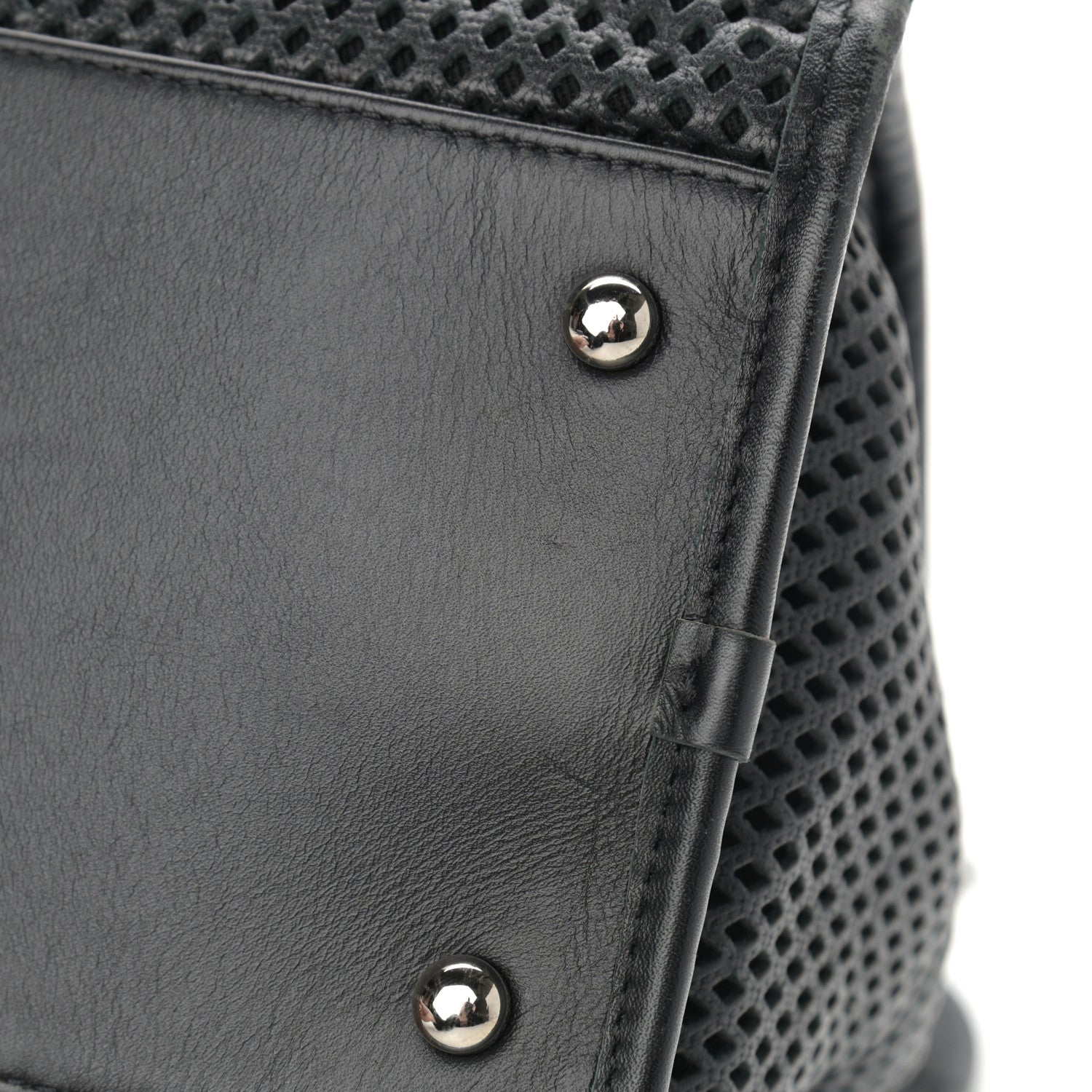 Chanel Calfskin Perforated Up In The Air Tote Black 11 of 13