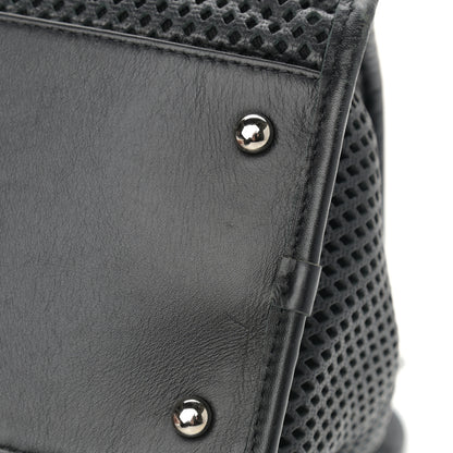 Chanel Calfskin Perforated Up In The Air Tote Black 11 of 13