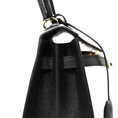 Hermes Epsom Kelly Sellier 25 Black 16 of 38