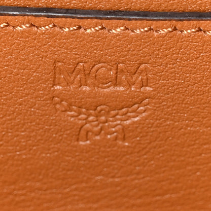 MCM Visetos Side Stud X-Mini Stark Backpack Cognac 7 of 10