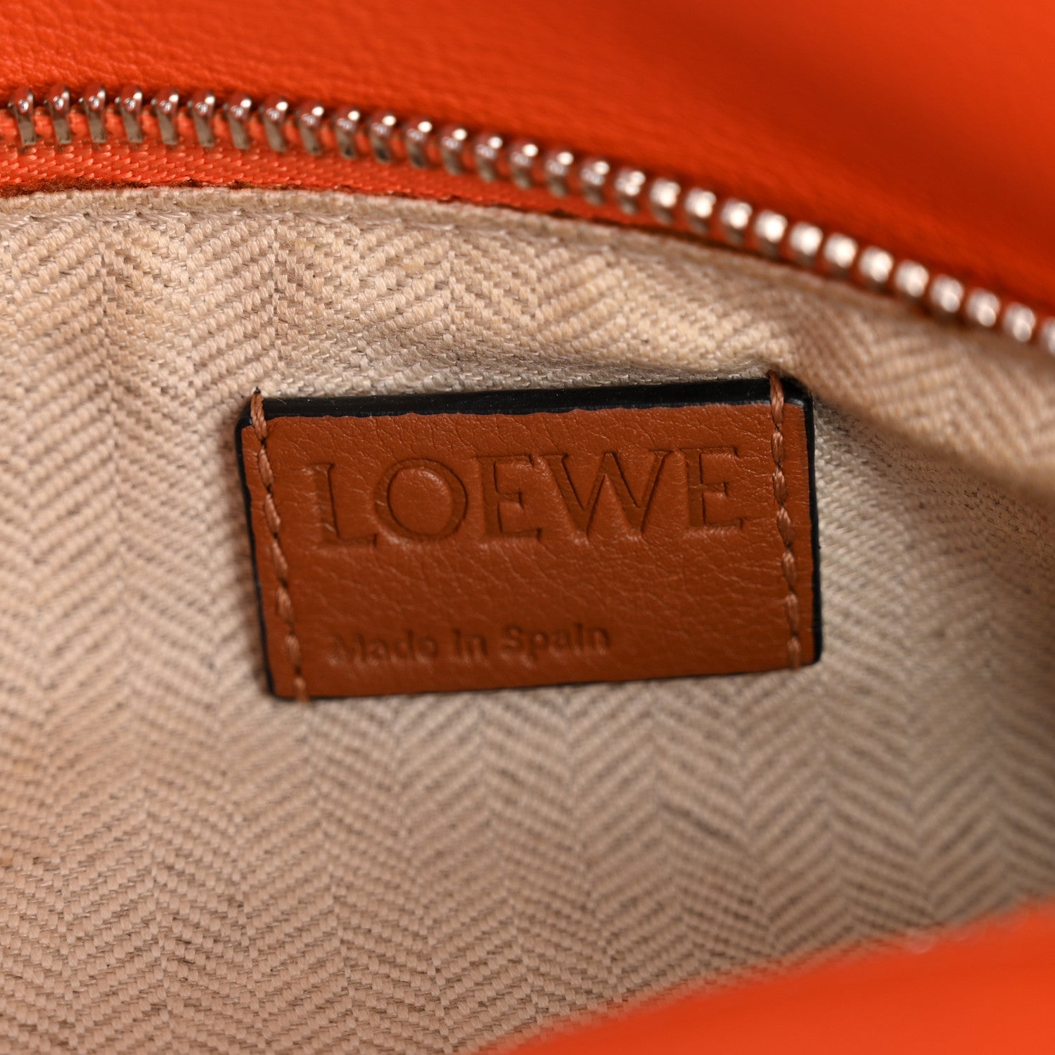 Loewe Calfskin Small Puzzle Bag Orange Tan Pink 6 of 11