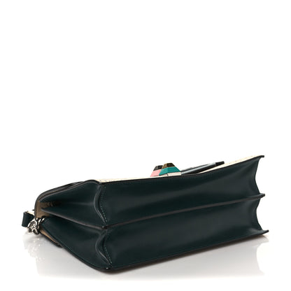 Fendi Vitello Liberty Elaphe Open Your Heart Kan I Shoulder Bag Amido Amazzonia Multicolor 4 of 6