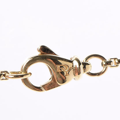 David Yurman 18K Yellow Gold Diamond Chain Station Necklace 5 of 5