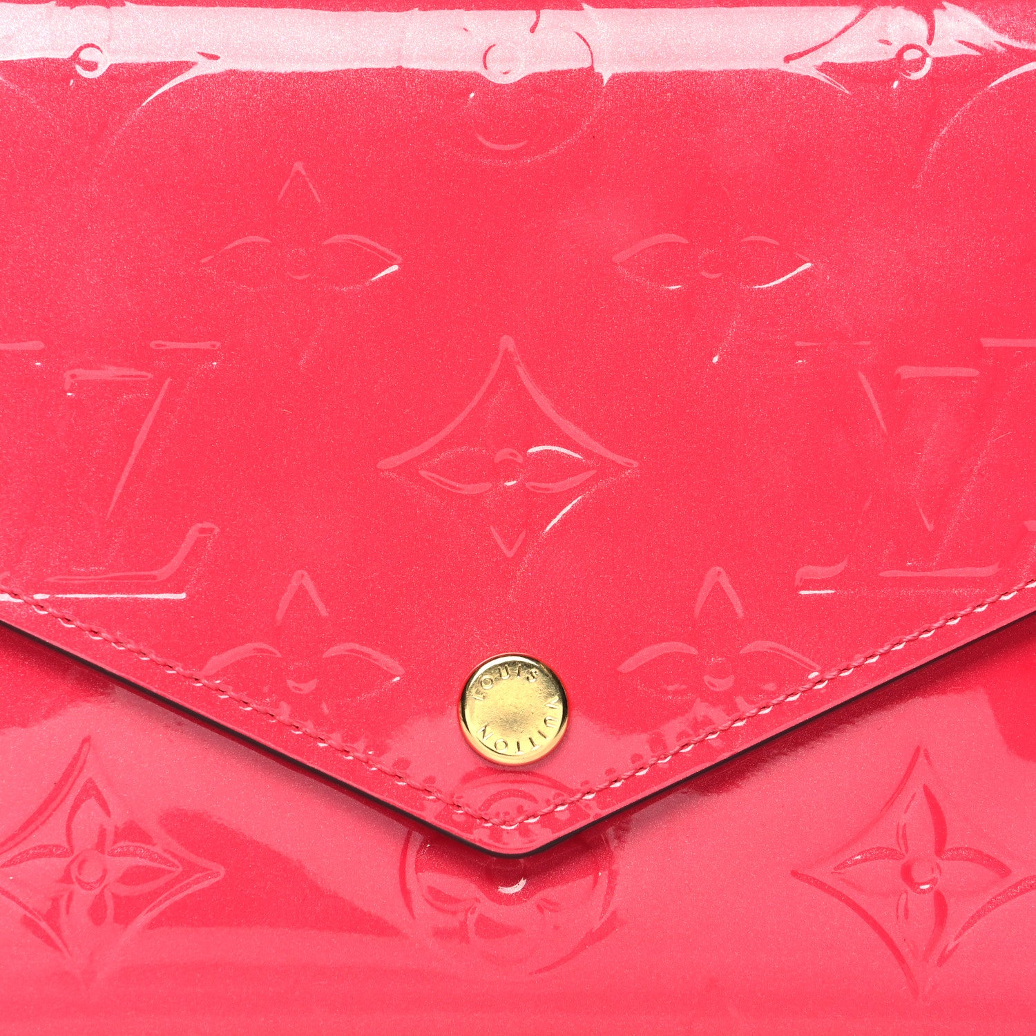 Louis Vuitton Vernis Jeanne Wallet Hot Pink 10 of 13