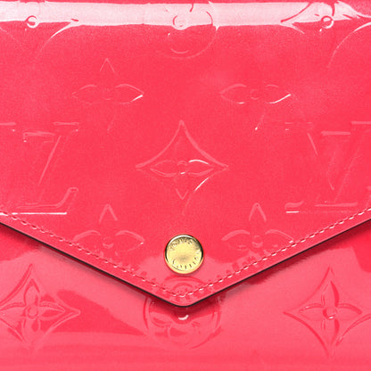 Louis Vuitton Vernis Jeanne Wallet Hot Pink 10 of 13