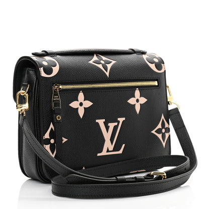 Louis Vuitton Empreinte Monogram Giant Pochette Metis Black Beige 3 of 10
