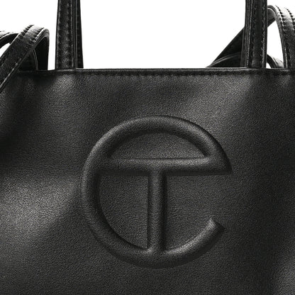 Telfar Vegan Leather Small Shopping Bag Black 7 of 9