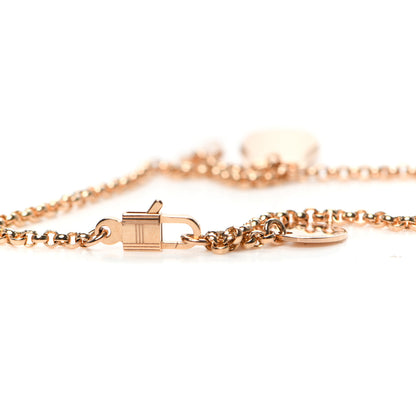 Hermes 18K Rose Gold PM Kelly Clochette Bracelet ST 4 of 6