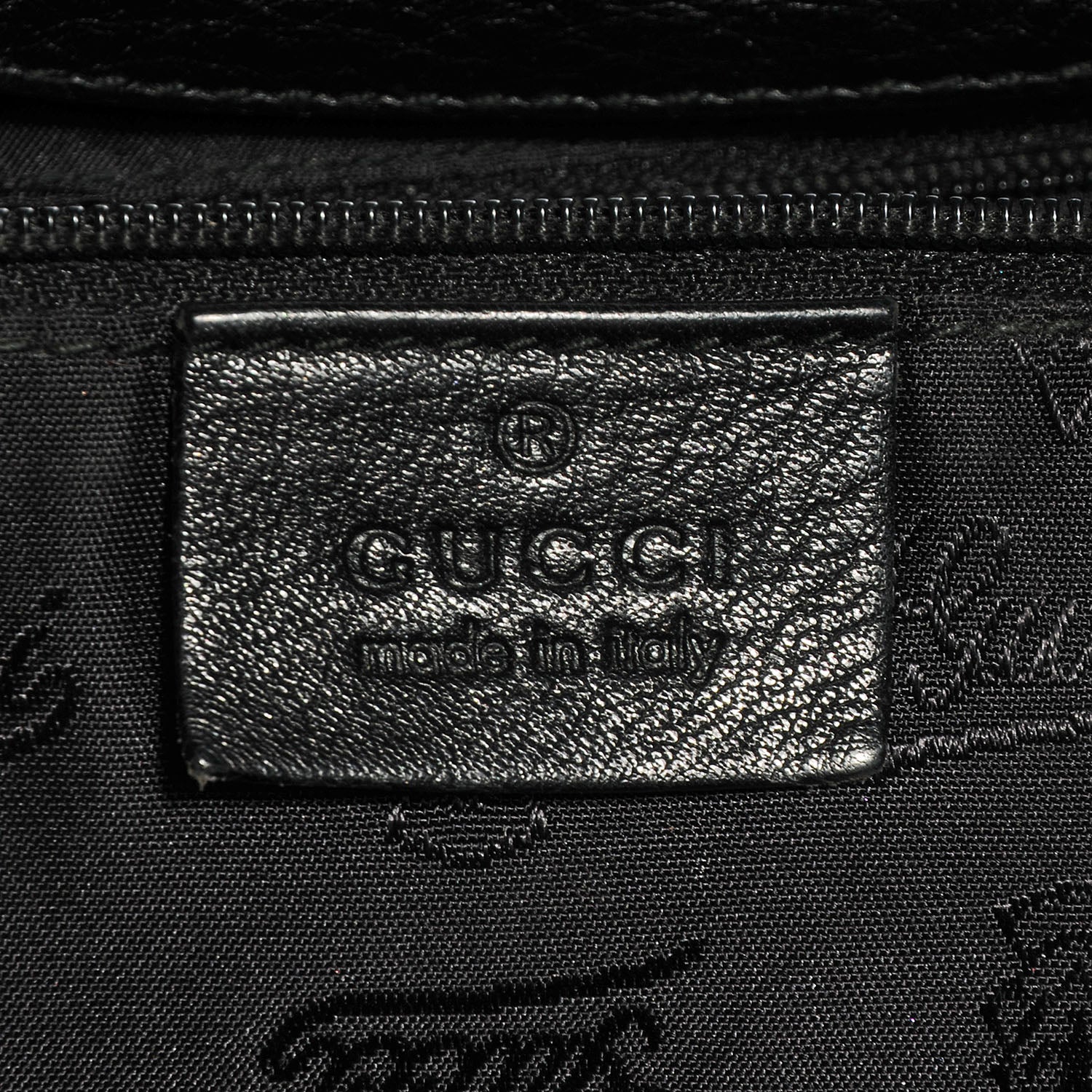 Gucci Guccissima Ladies Web Large Hobo Black 6 of 7