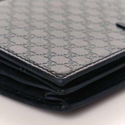 Gucci Microguccissima Crossbody Wallet Black 8 of 9