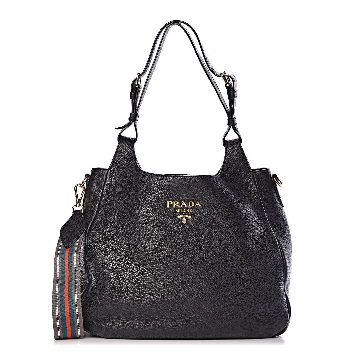 Vitello Daino Hobo Black