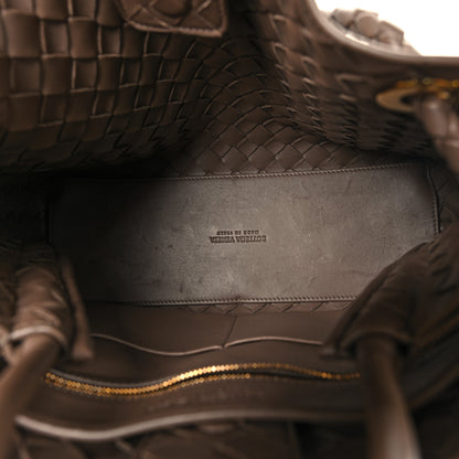 Bottega Veneta Nappa Intrecciato Medium Andiamo Shoulder Bag Taupe Grey 5 of 12