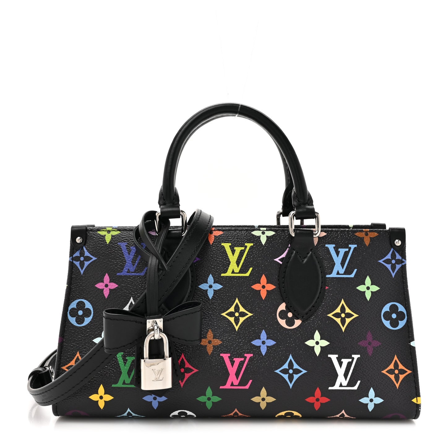 LV X TM Monogram Multicolor OnTheGo East West Black