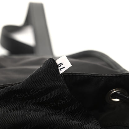 Prada Tessuto Nylon Calfskin Backpack Black 7 of 9