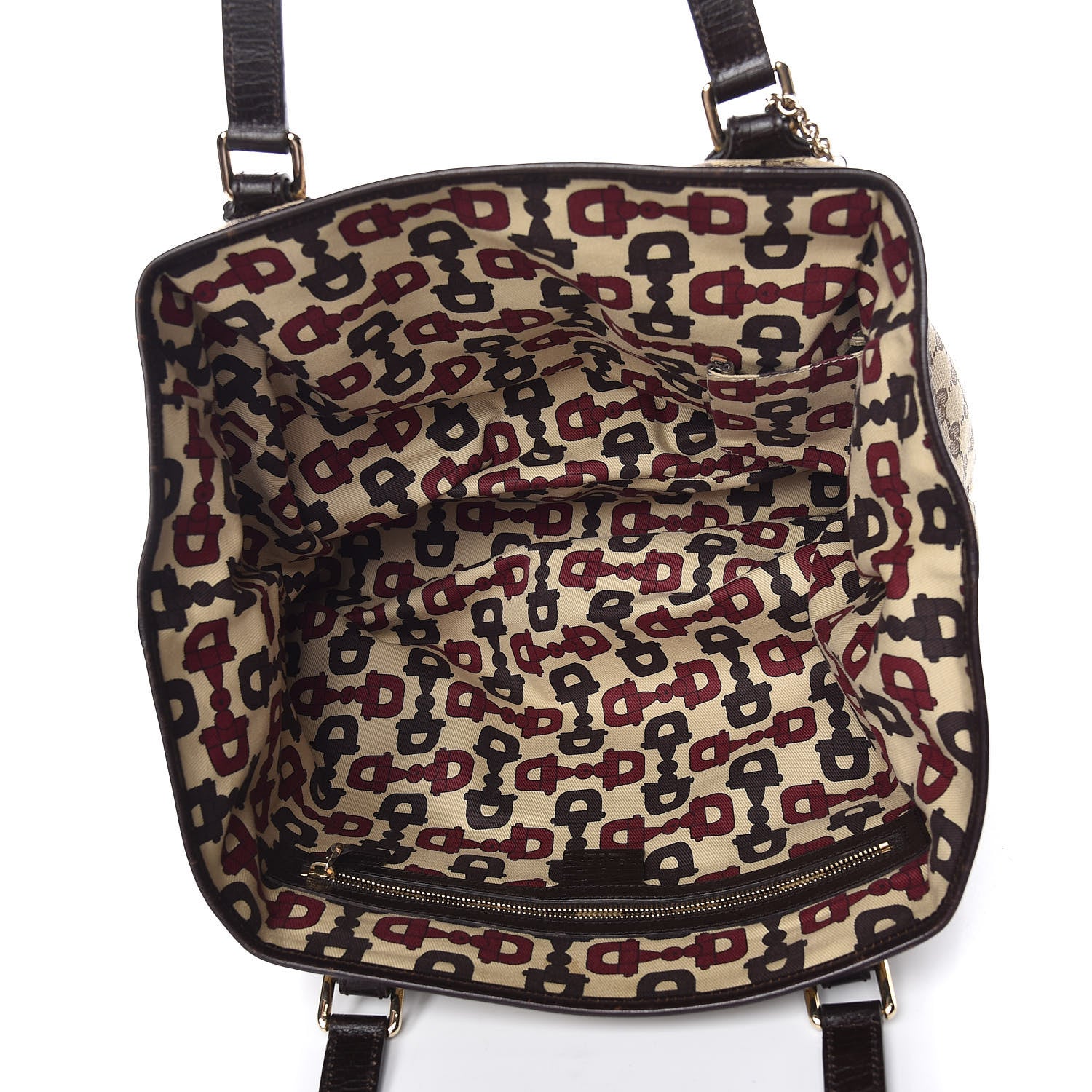 Gucci Monogram Large Jolicoeur Tote Brown 5 of 12