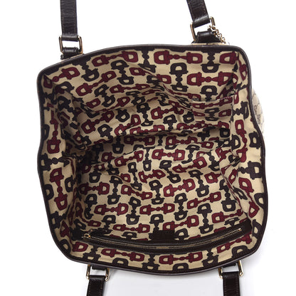 Gucci Monogram Large Jolicoeur Tote Brown 5 of 12