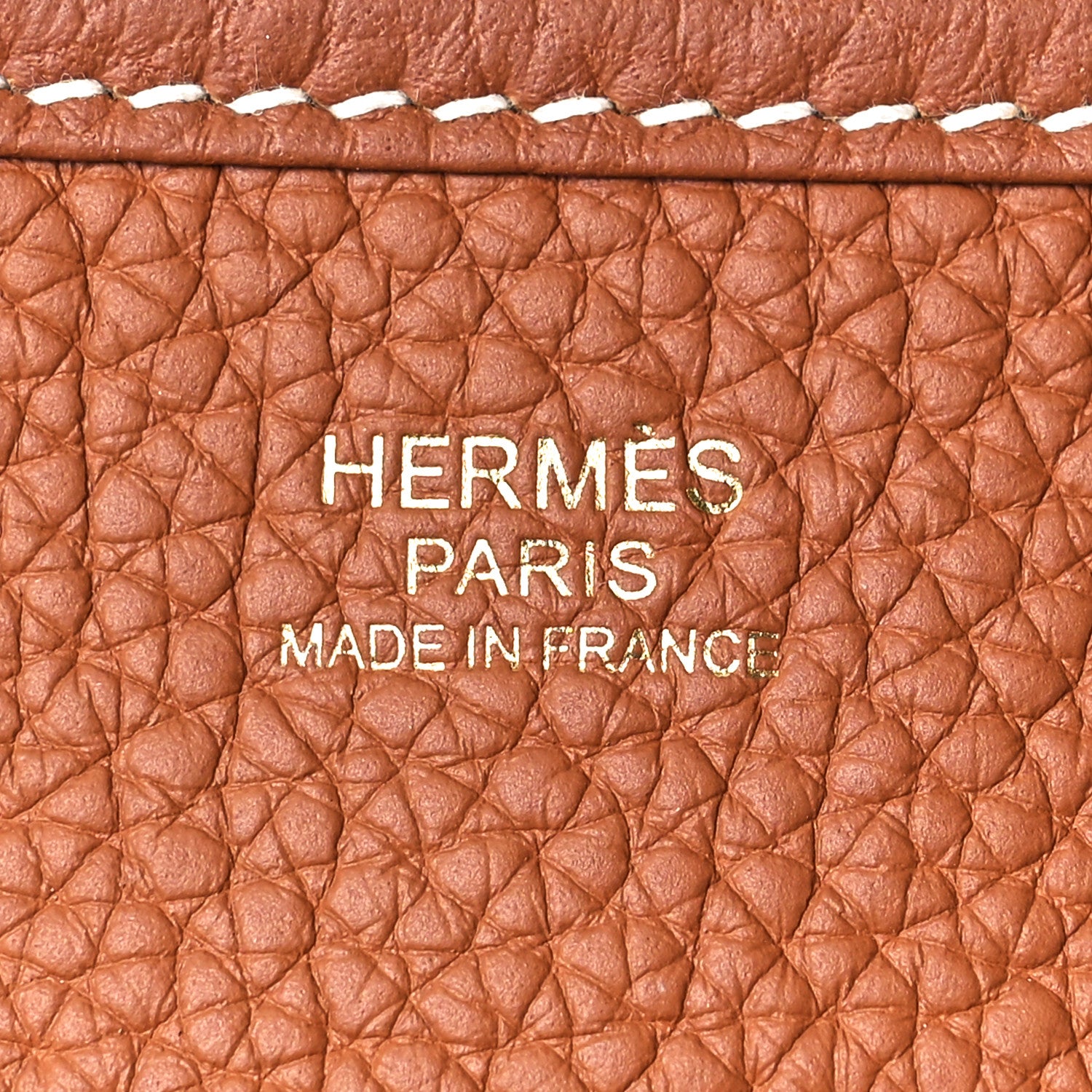 Hermes Taurillon Clemence Evelyne III PM Gold 6 of 8