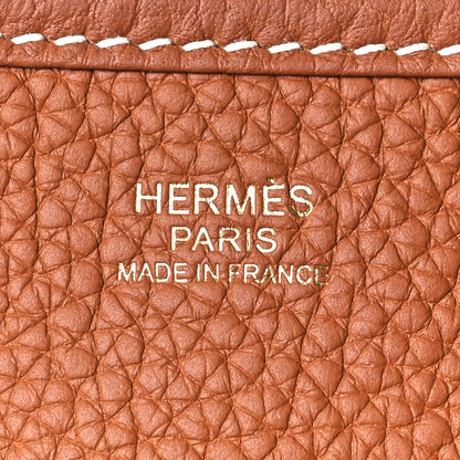 Hermes Taurillon Clemence Evelyne III PM Gold 6 of 8