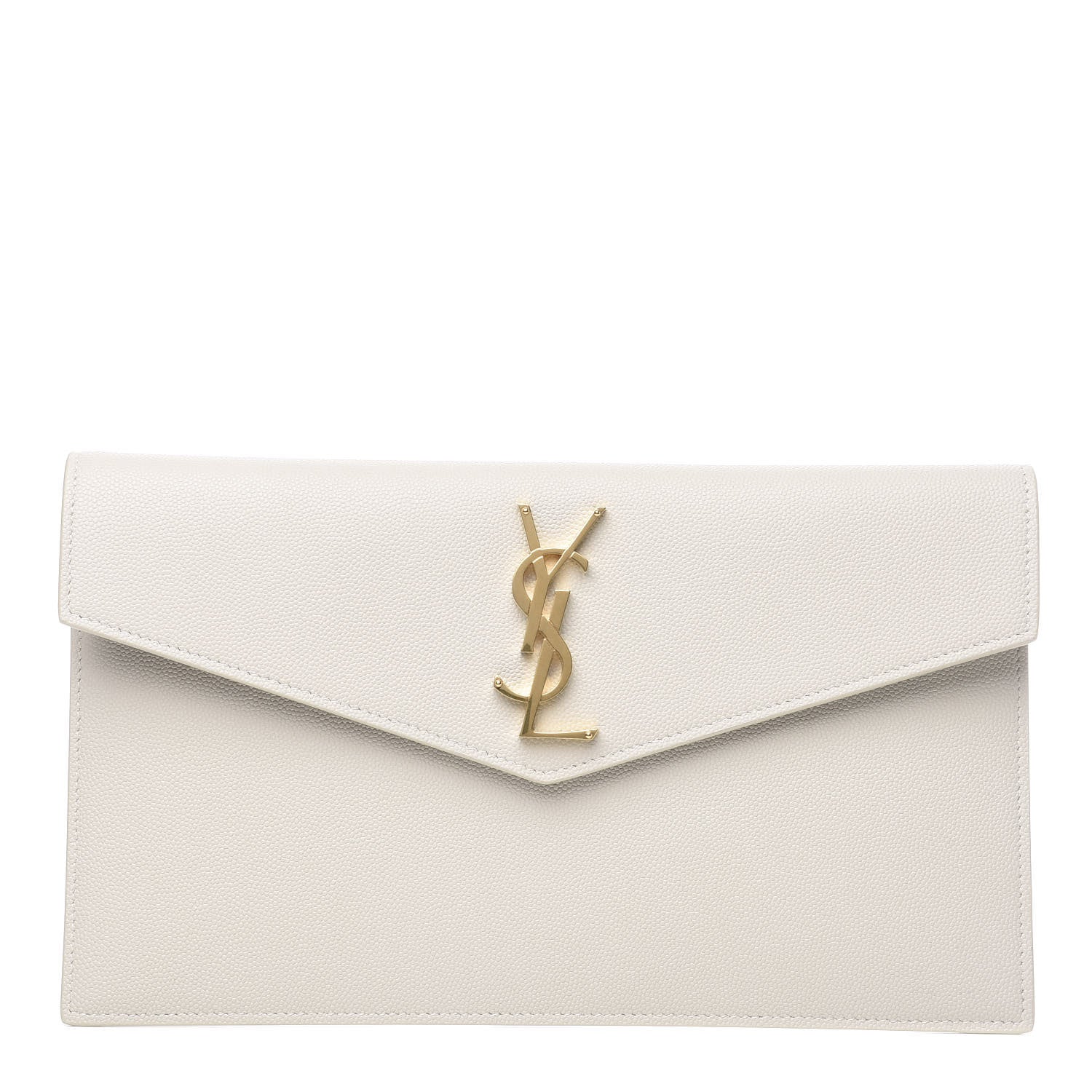 Saint Laurent Grain De Poudre Uptown Pouch Crema Soft 1 of 9