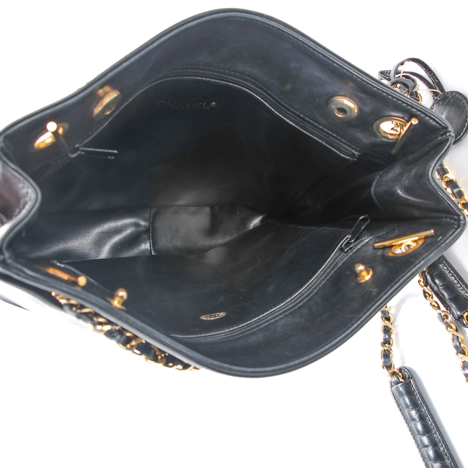 Chanel Lambskin Quilted Shoulder Bag Black 5 of 12