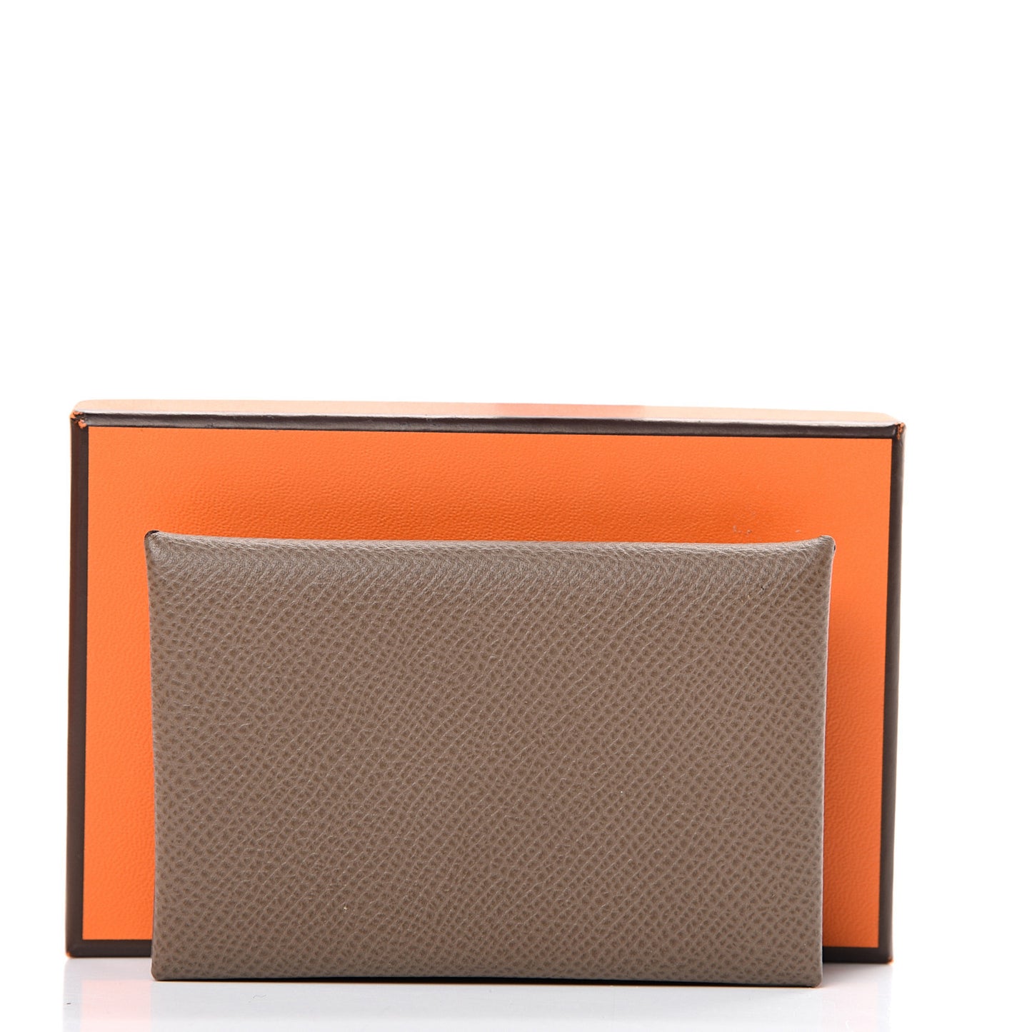 Epsom Calvi Card Case Etoupe
