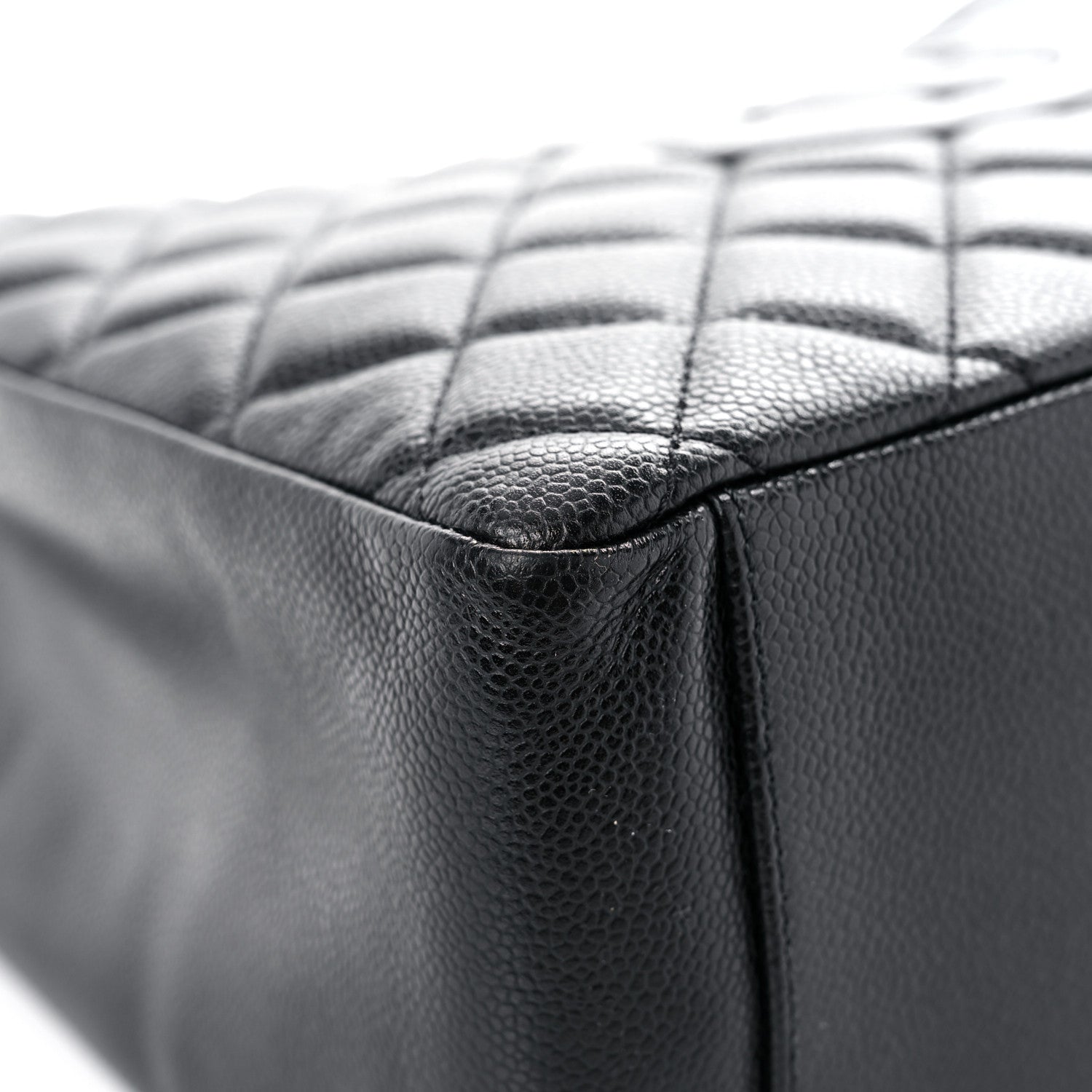 Chanel Caviar Quilted Grand Shopping Tote GST Black 9 of 14