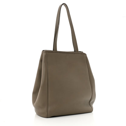 Celine Soft Grained Calfskin Medium Phantom Luggage Cabas Souris 3 of 12