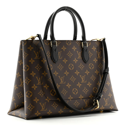 Louis Vuitton Monogram Flower Tote Black 3 of 11