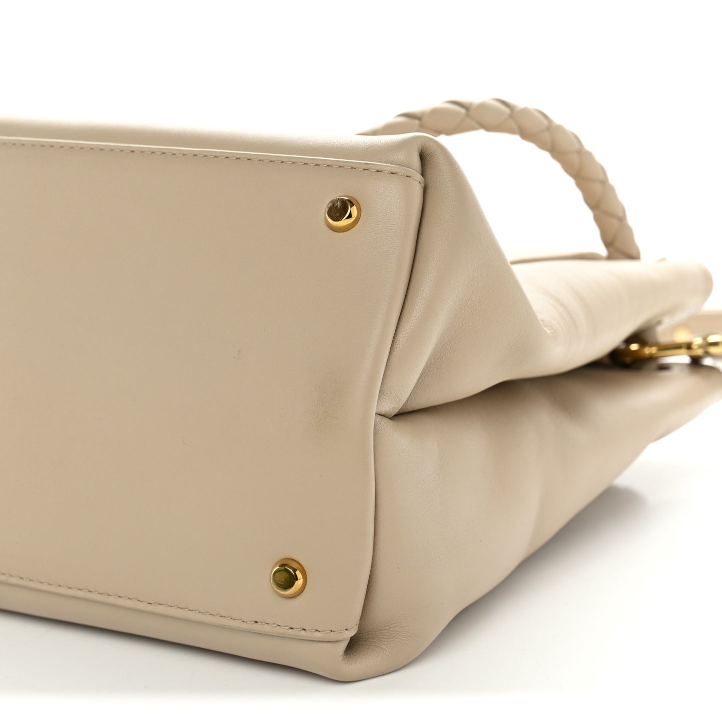 Silky Calfskin Medium Ciao Ciao Ecru