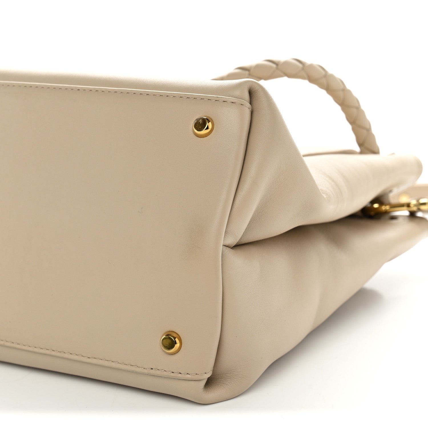 Bottega Veneta Silky Calfskin Medium Ciao Ciao Ecru 10 of 10