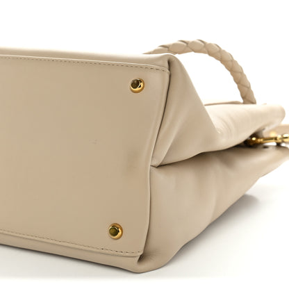 Bottega Veneta Silky Calfskin Medium Ciao Ciao Ecru 10 of 10