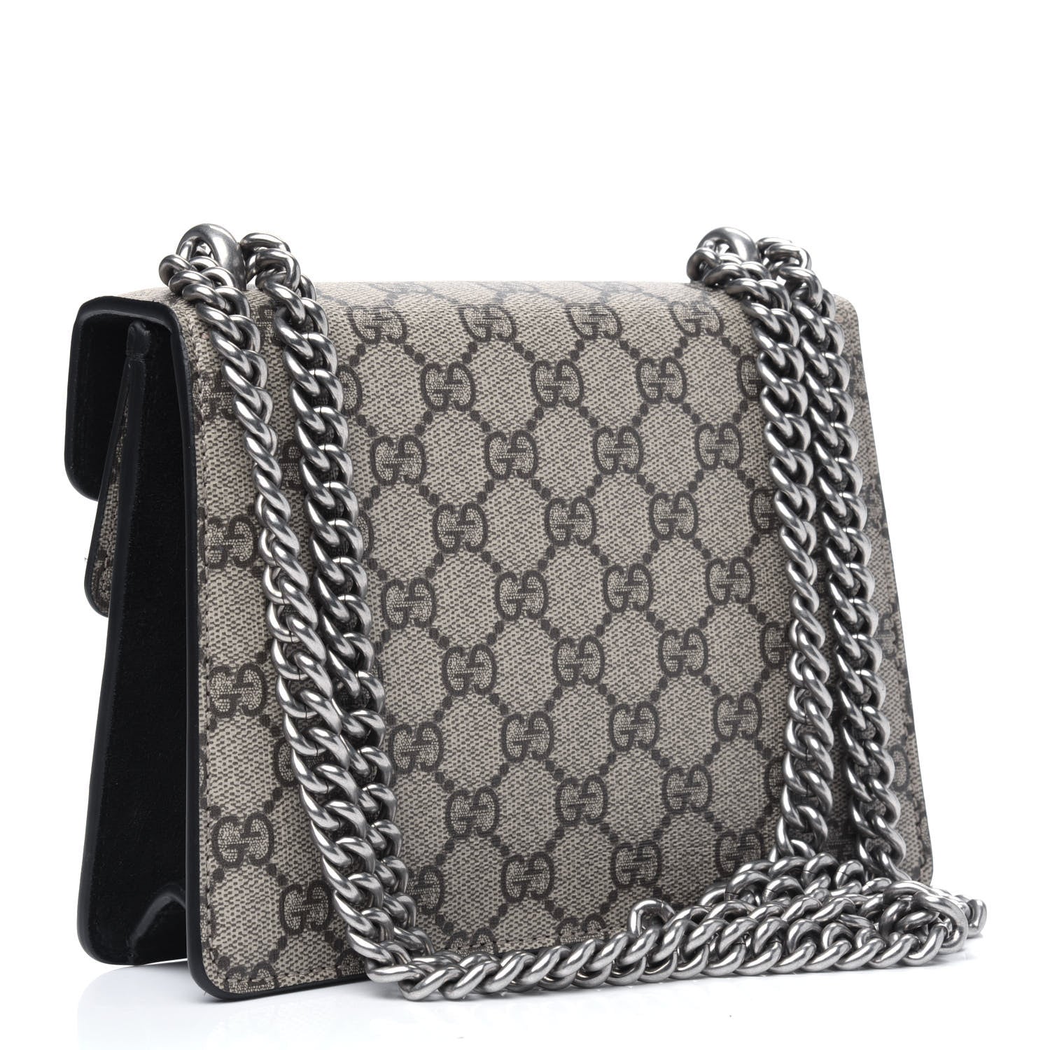Gucci GG Supreme Monogram Mini Dionysus Shoulder Bag Black 3 of 15