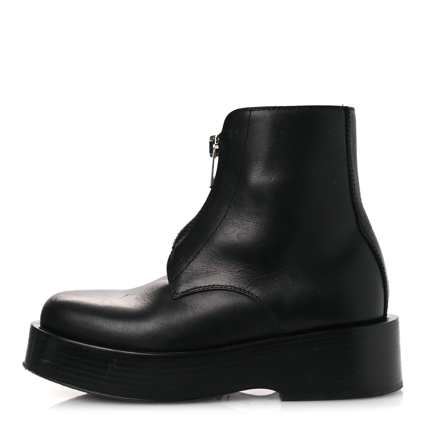 Calfskin Torino Ankle Boots 36 Black