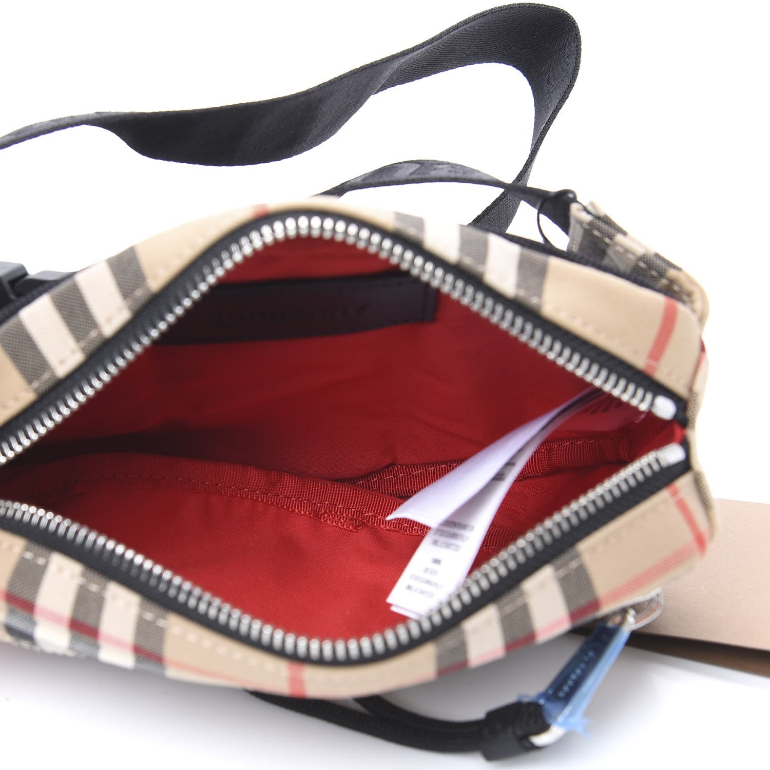 Burberry Nylon Vintage Check Small Cannon Bum Bag Archive Beige 4 of 8