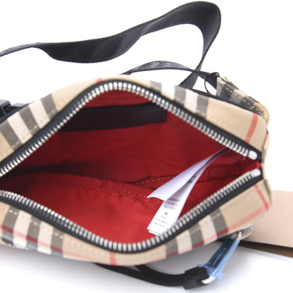 Burberry Nylon Vintage Check Small Cannon Bum Bag Archive Beige 4 of 8