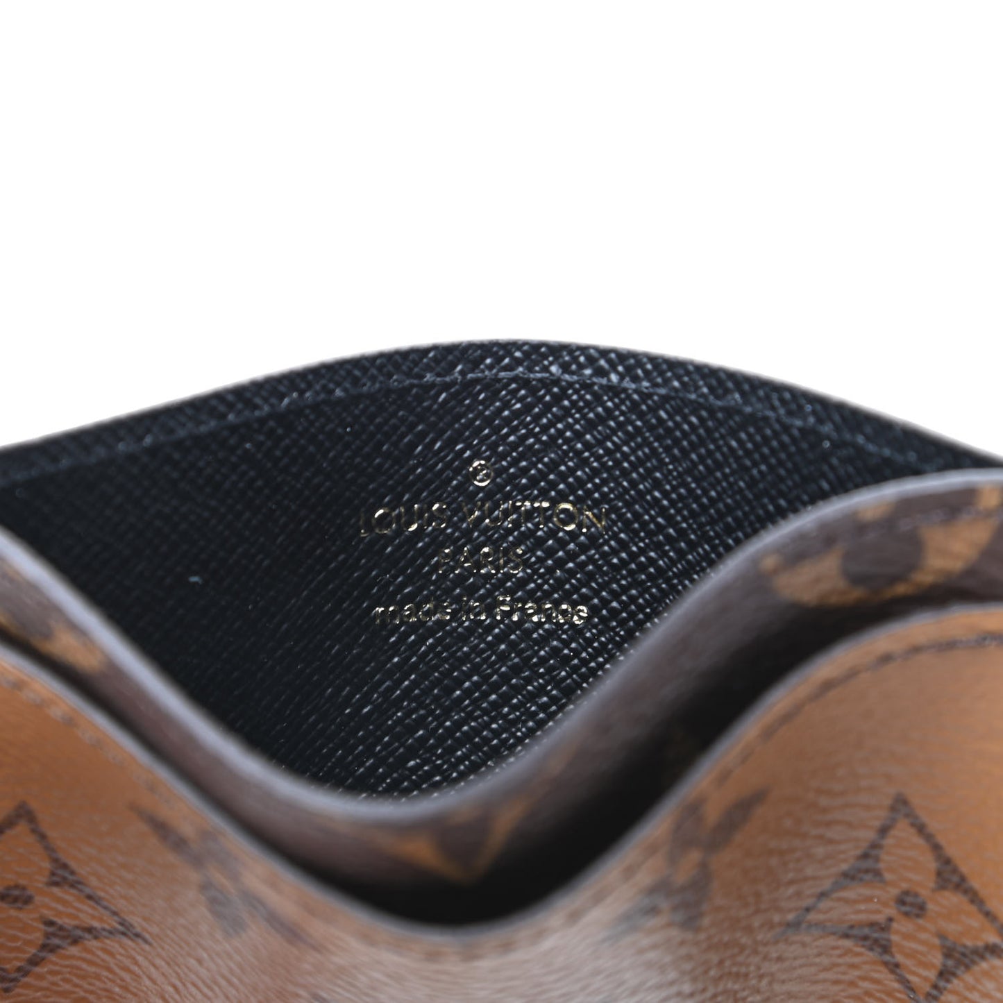 Reverse Monogram Card Holder
