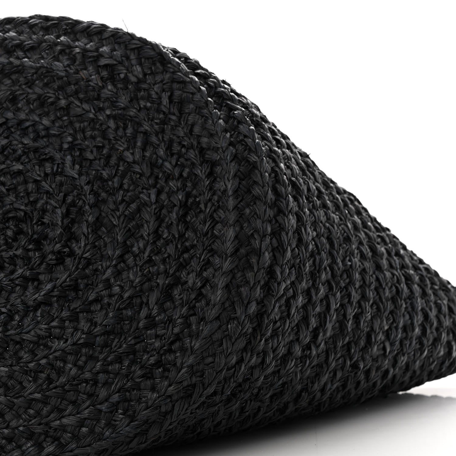 Saint Laurent Raffia Medium Panier Bag Black 9 of 9