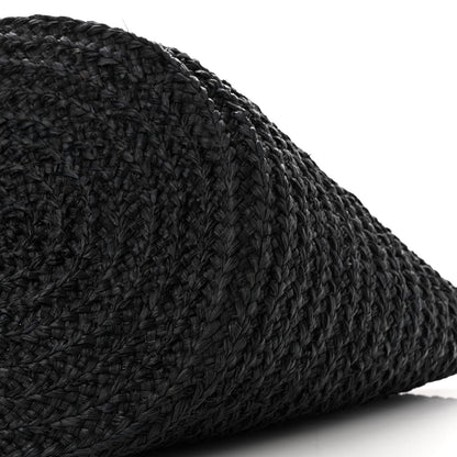 Saint Laurent Raffia Medium Panier Bag Black 9 of 9