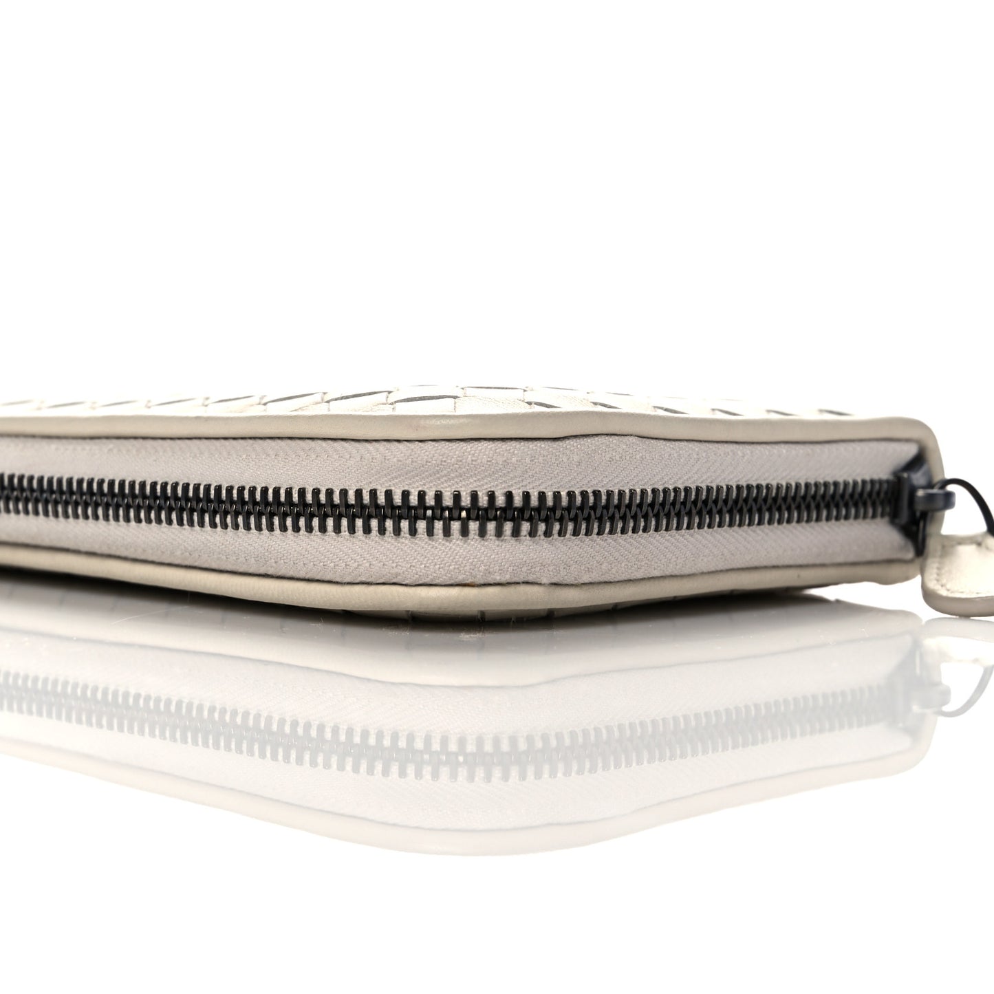 Nappa Intrecciato Zip Around Wallet Limo