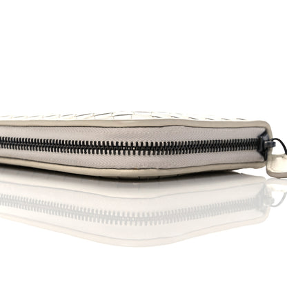 Bottega Veneta Nappa Intrecciato Zip Around Wallet Limo 6 of 13