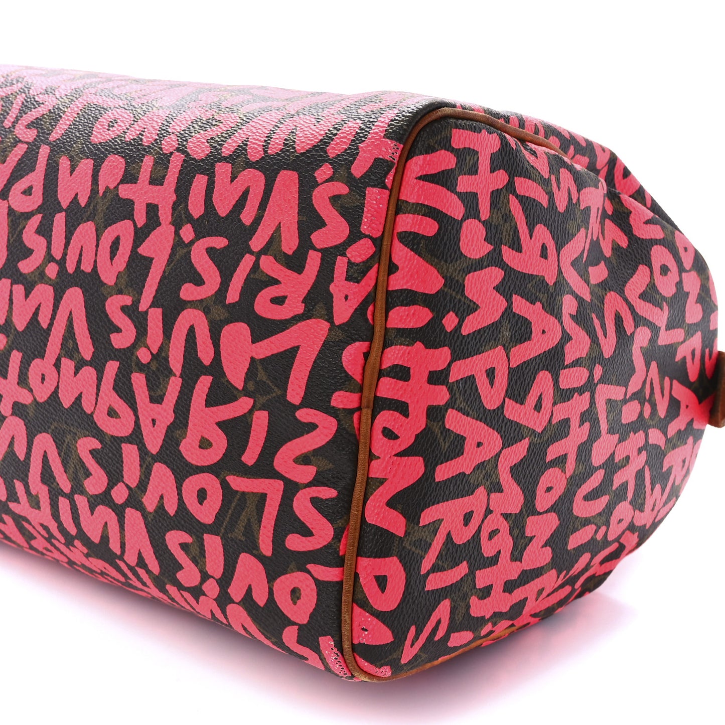 Monogram Graffiti Speedy 30 Fuchsia