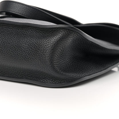 Hermes Taurillon Clemence Halzan 31 GM Black 12 of 13