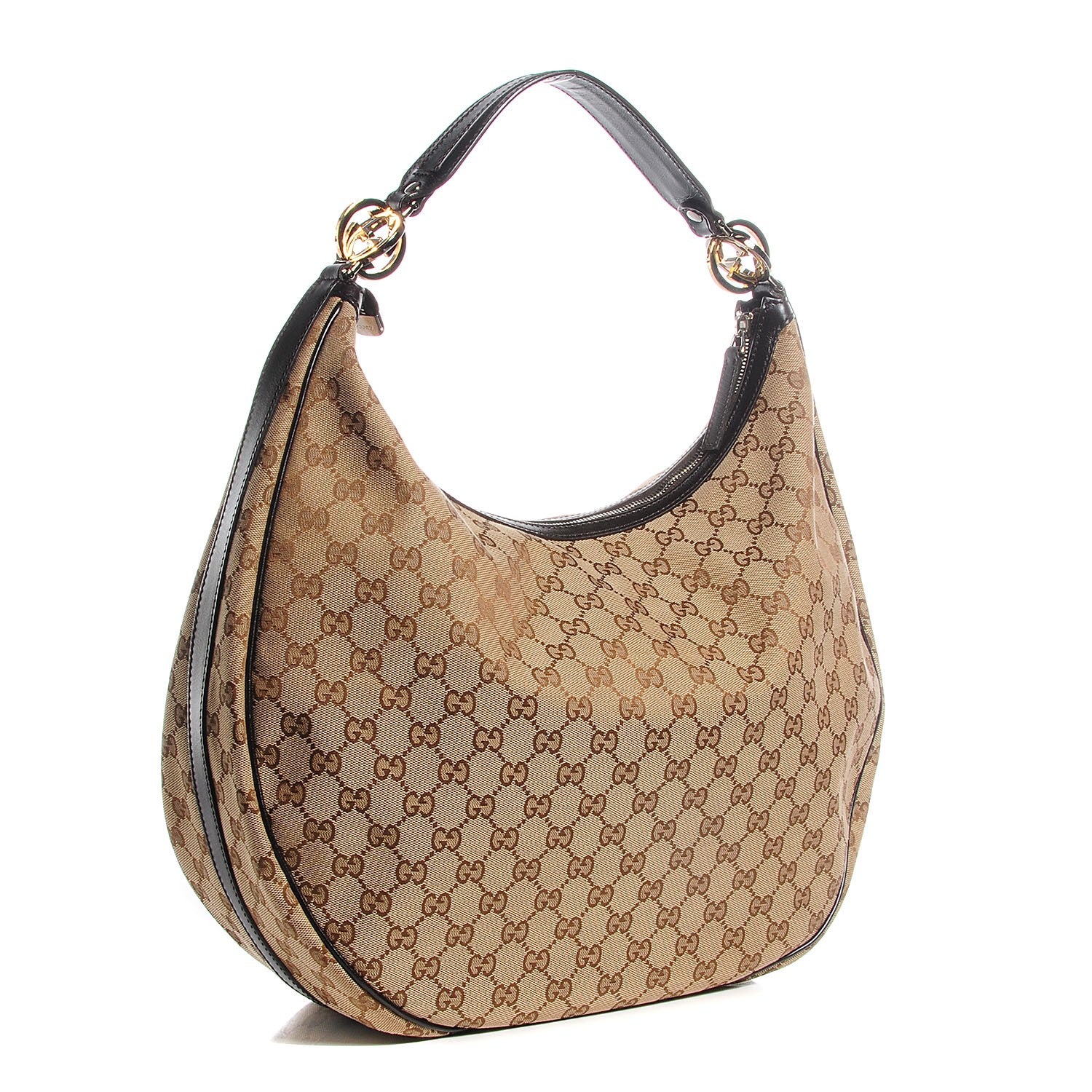 Gucci Monogram GG Twins Large Hobo Dark Brown 3 of 7