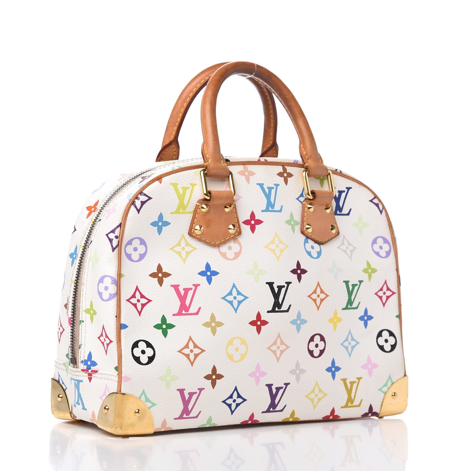 Louis Vuitton Monogram Multicolor Trouville White 3 of 9