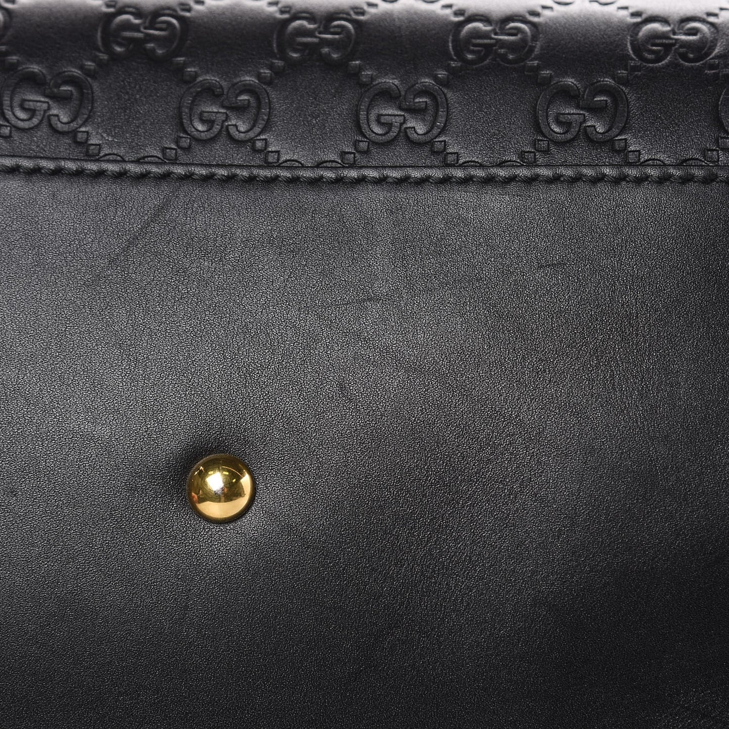 Soft Guccissima Signature Top Handle Tote Bag Black