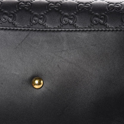 Gucci Soft Guccissima Signature Top Handle Tote Bag Black 10 of 14